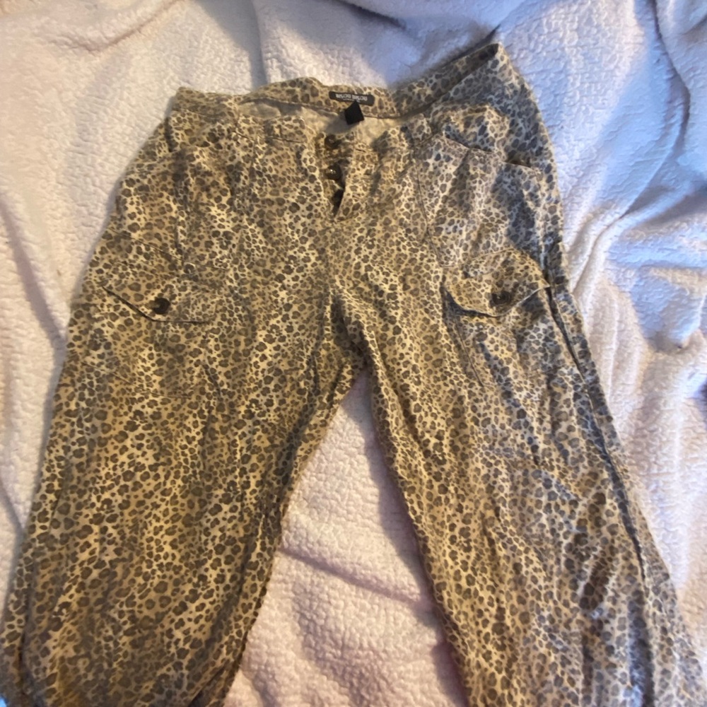 Bisou Bisou Animal Print Trousers